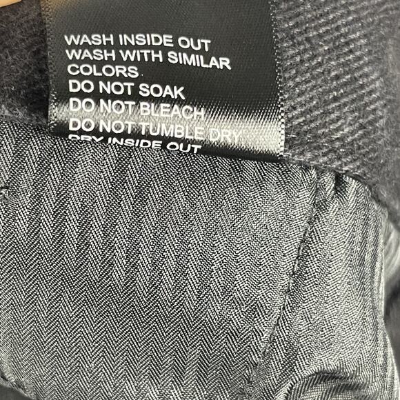 Joshua Mohamed Jeans Men 34x28 Black Wide Leg Baggy Skate Grunge Hip Hop - Picture 14 of 15